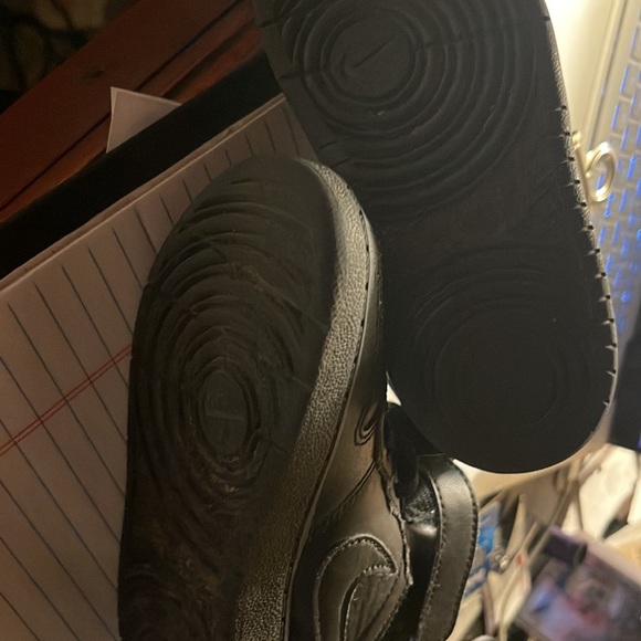Nike Air Force one blk 9c Childs - Picture 3 of 3